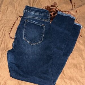 KanCan Dark Blue Ankle Jeans